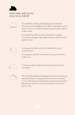 Gua Sha Cœur Quartz Rose à Dents -Meilleur Cosmétiques Magasin Gua sha coeur EN 1